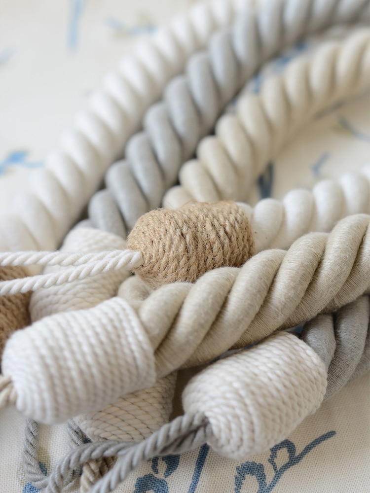 Laura Ashley Linen Rhiannon Rope Curtain Tieback - Image 2 of 3