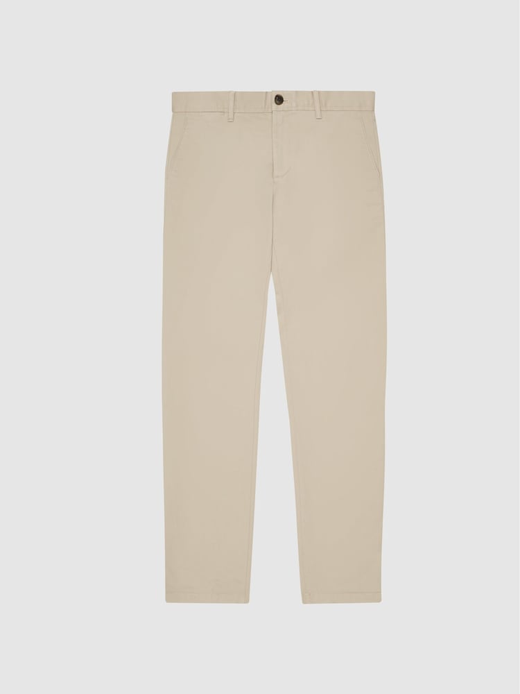 Reiss Stone Pitch Sl Washed Slim Fit Chinos - Image 2 of 5