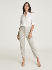 Reiss Sage Baxter Relaxed Tapered Fit Trousers - Image 1 of 5