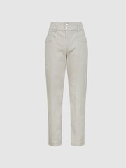 Reiss Sage Baxter Relaxed Tapered Fit Trousers - Image 2 of 5
