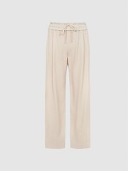 Reiss Blush Raya Wide Leg Trousers - Image 2 of 5