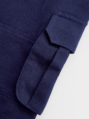 JoJo Maman Bébé Navy Blue Cargo Trousers - Image 3 of 4