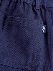 JoJo Maman Bébé Navy Blue Cargo Trousers - Image 4 of 4