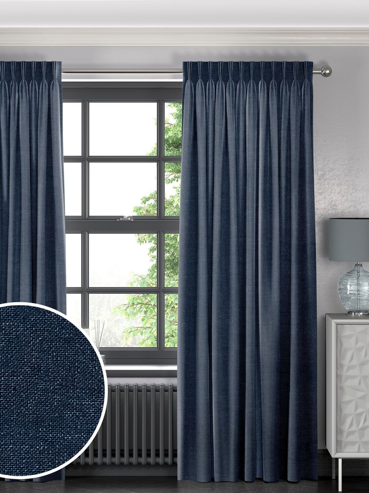 Indigo Voyage Maison Romeo Made To Measure Curtains - Image 1 of 8 Indigo Voyage Maison Romeo Made To Measure Curtains - Image 1 of 8