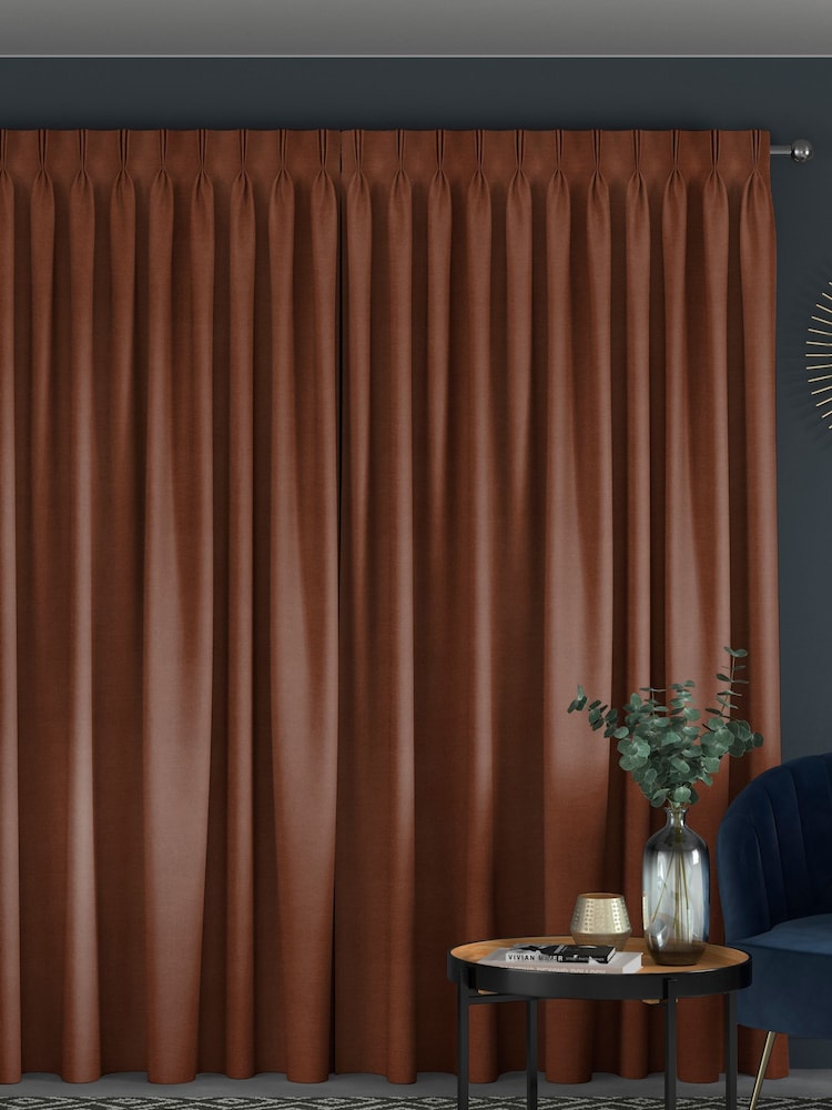 Terracota Voyage Maison Romeo Made To Measure Curtains - Image 2 of 8
