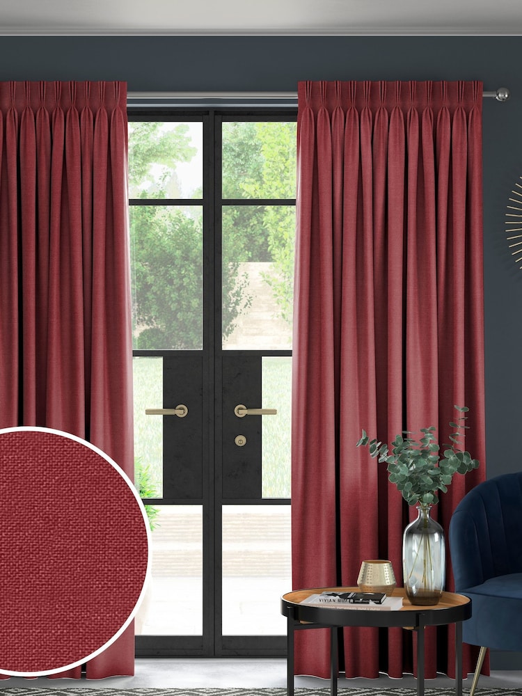 Raspberry Voyage Maison Romeo Made To Measure Curtains - Image 1 of 8 Raspberry Voyage Maison Romeo Made To Measure Curtains - Image 1 of 8