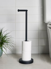 Black Pivot Top Toilet Roll Holder - Image 1 of 6