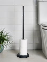 Black Pivot Top Toilet Roll Holder - Image 3 of 6