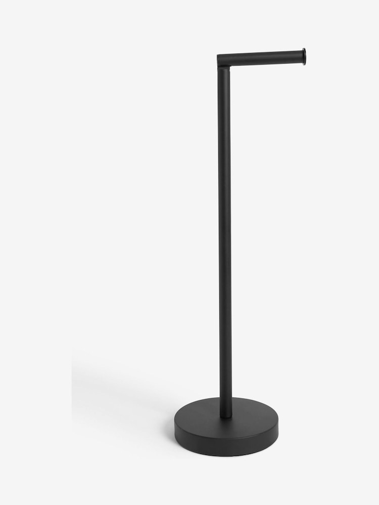 Black Pivot Top Toilet Roll Holder - Image 4 of 6