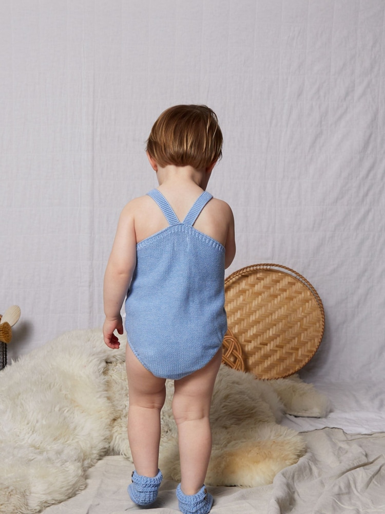 The Little Tailor Stylish Baby Knitted Romper - Image 2 of 6