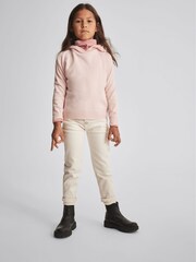 Reiss Pink Bella Junior Wool Cashmere Blend Hoodie - Image 1 of 6