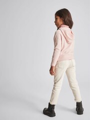 Reiss Pink Bella Junior Wool Cashmere Blend Hoodie - Image 5 of 6