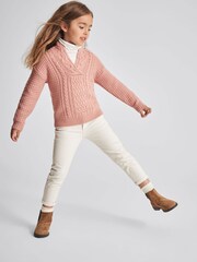 Reiss Ali Junior Cable Knit Jumper - Image 4 of 6