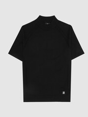 Reiss Black Barker Golf Stretch Merino Turtle Neck - Image 2 of 6