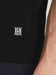 Reiss Black Barker Golf Stretch Merino Turtle Neck - Image 4 of 6