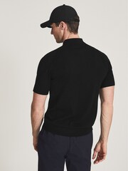 Reiss Black Barker Golf Stretch Merino Turtle Neck - Image 5 of 6