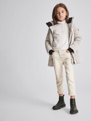Reiss Astrid Junior Hooded Puffer Jacket - Image 1 of 7
