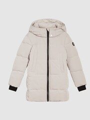 Reiss Astrid Junior Hooded Puffer Jacket - Image 2 of 7