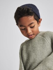 Reiss Ace Junior Lambswool Beanie - Image 4 of 6