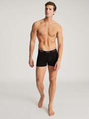 Reiss Black Heller Three Pack Organic Cotton Boxers - Image 6 of 7