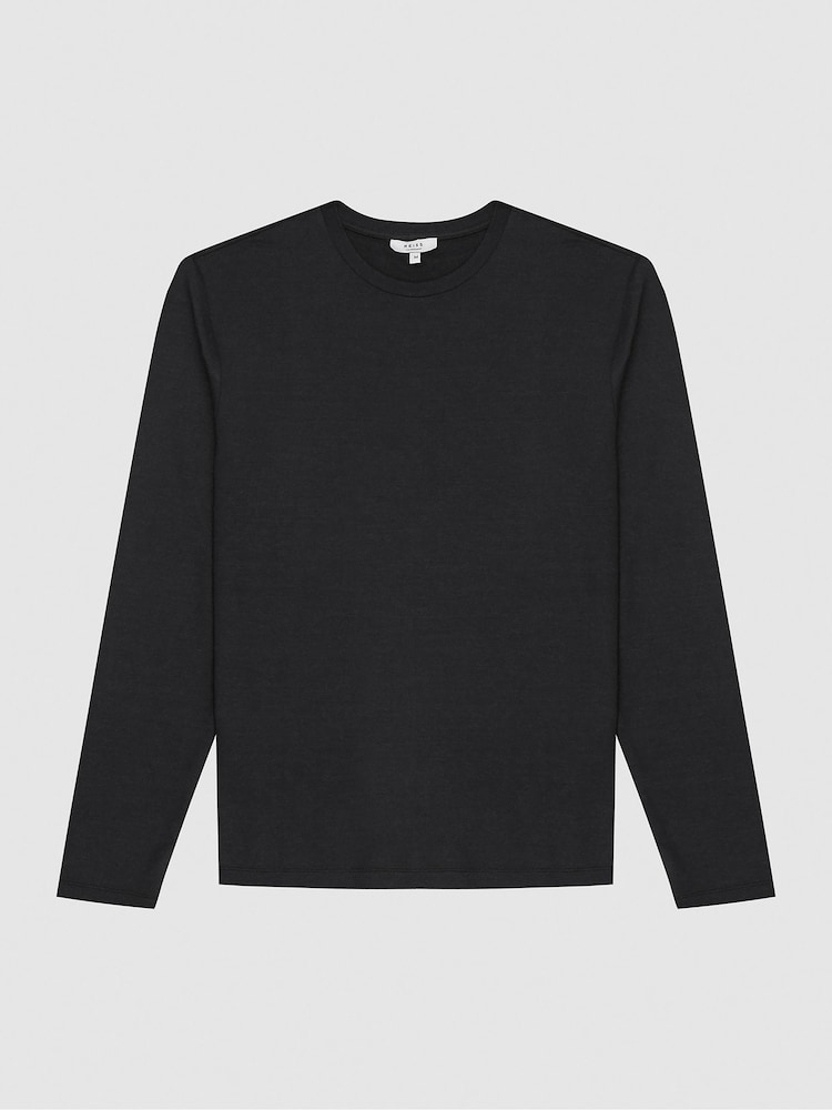 Трикотажный топ с круглым вырезом Reiss Armstrong - Изображение 2 из 5