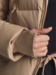 Reiss Camel Thea Short Puffer Coat - Image 4 of 11