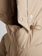 Reiss Camel Thea Short Puffer Coat - Image 8 of 11