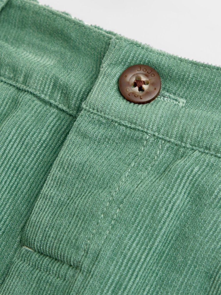 JoJo Maman Bébé Dark Green Christmas Car Print Shirt & Cord Trousers Set - Image 7 of 7 JoJo Maman Bébé Dark Green Christmas Car Print Shirt & Cord Trousers Set - Image 7 of 7