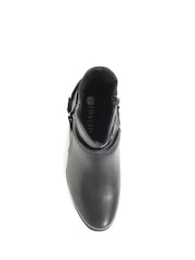 Pavers Ladies Black Slouch Ankle Boots - Image 4 of 5