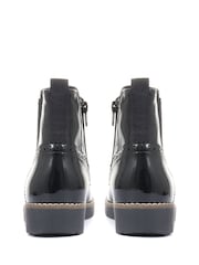 Pavers Ladies Wide Fit Brogue Chelsea Boots - Image 3 of 5