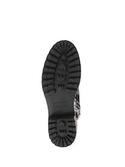 Pavers Black & Silver Pavers Ladies Lace Up Ankle Boots - Image 5 of 10