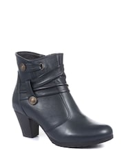 Pavers Ladies	Leather Ankle Boots - Image 3 of 5