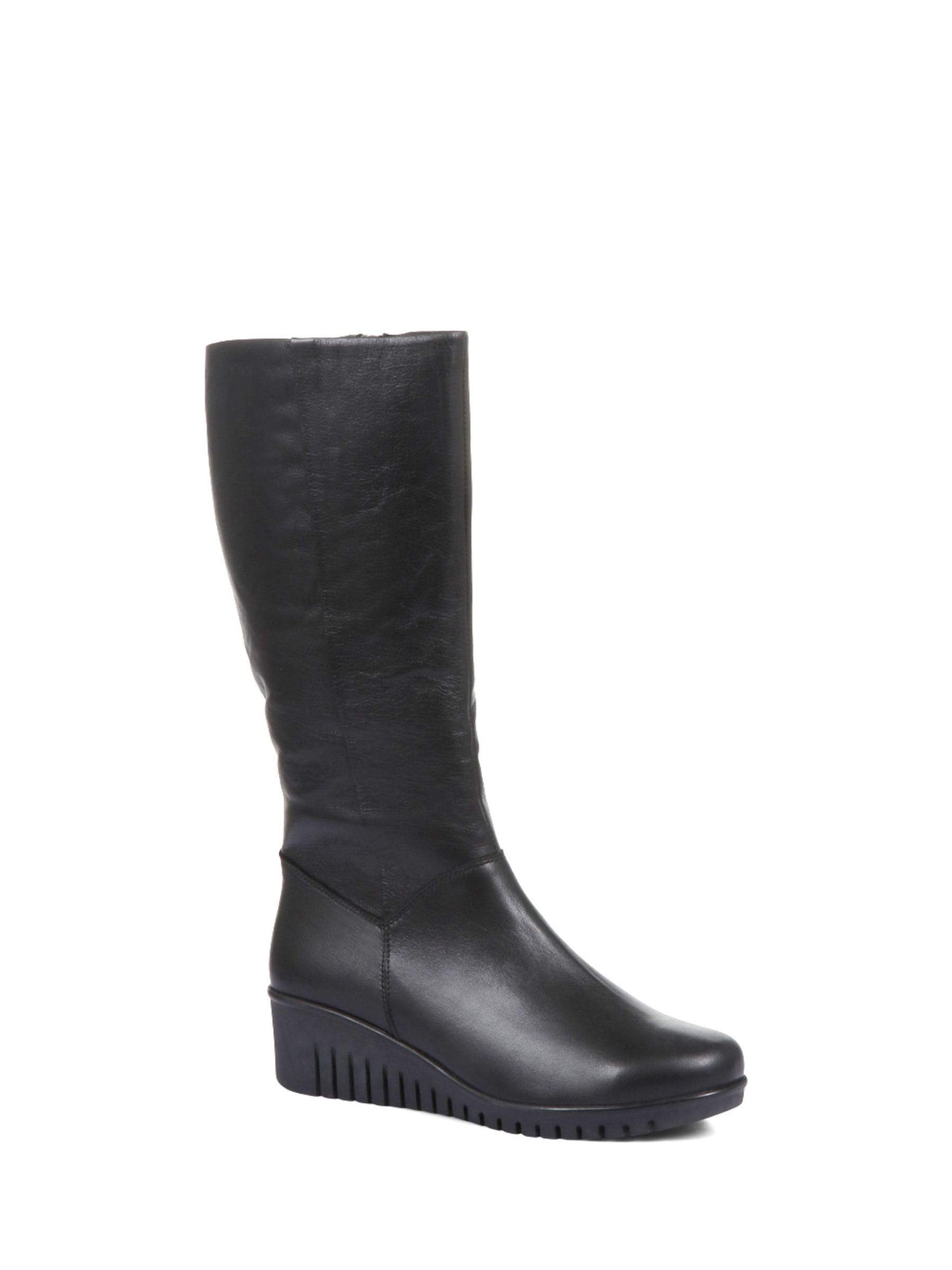 Pavers black knee high boots shop
