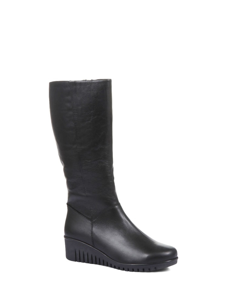 Pavers Ladies Leather Knee High Boots - Image 3 of 5