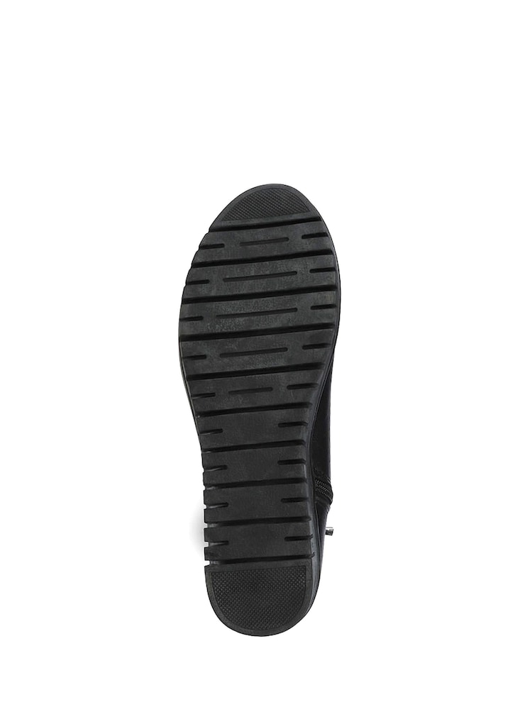 Schwarz - Pavers Kniehohe Damen Lederstiefel - Bild 5 von 5 Schwarz - Pavers Kniehohe Damen Lederstiefel - Bild 5 von 5