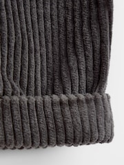 JoJo Maman Bébé Charcoal Grey Cord Pull-Up Trousers - Image 3 of 4
