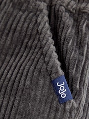 JoJo Maman Bébé Charcoal Grey Cord Pull-Up Trousers - Image 4 of 4