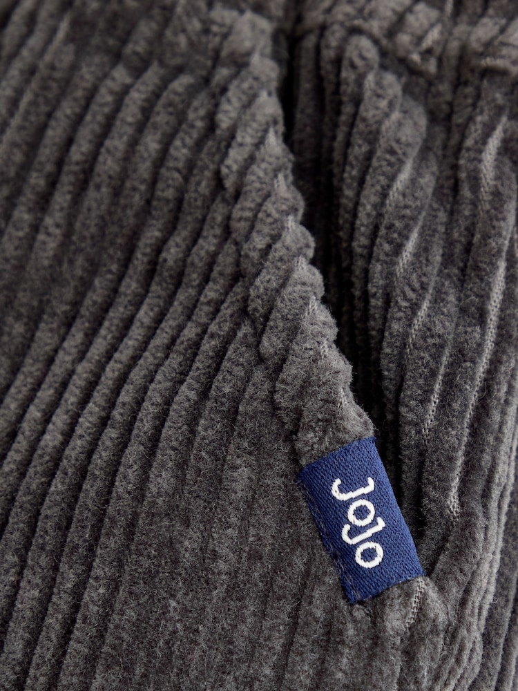JoJo Maman Bébé Charcoal Grey Cord Pull-Up Trousers - Image 4 of 4 JoJo Maman Bébé Charcoal Grey Cord Pull-Up Trousers - Image 4 of 4