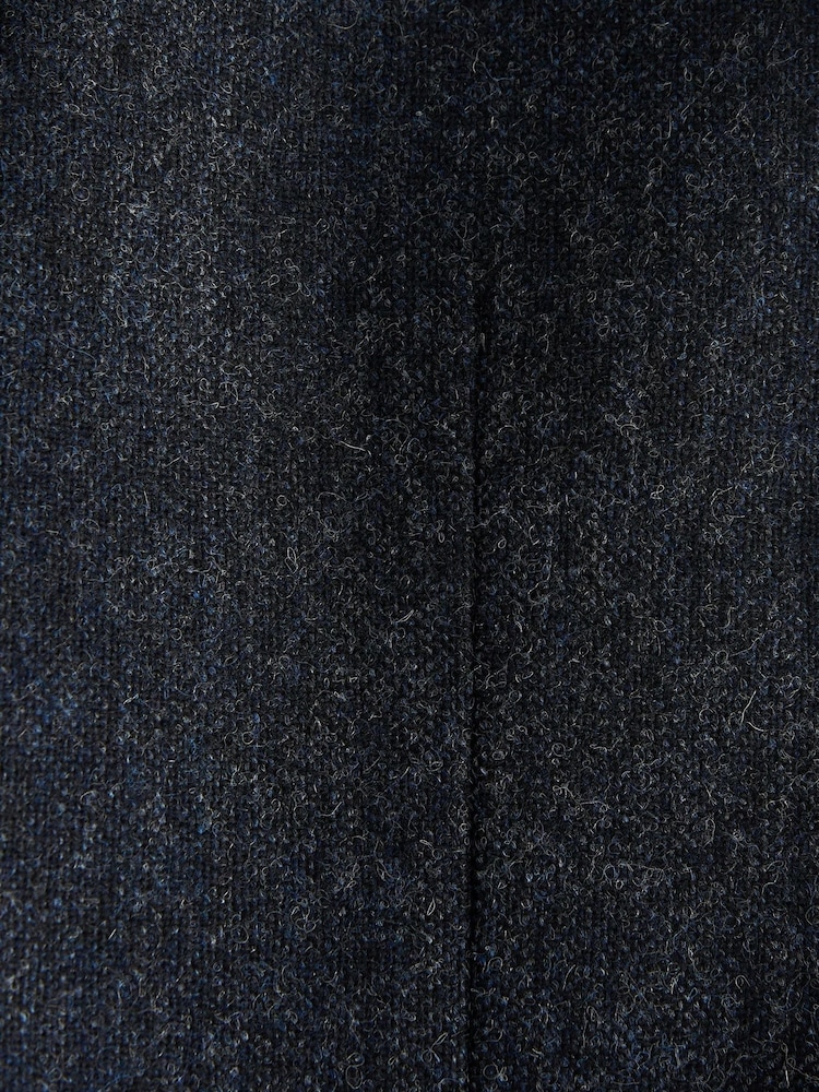 Marineblau/blau - Signature Moons Blazer aus strukturierter britischer Wolle mit Ellbogenaufnähern - Bild 7 von 7 Marineblau/blau - Signature Moons Blazer aus strukturierter britischer Wolle mit Ellbogenaufnähern - Bild 7 von 7