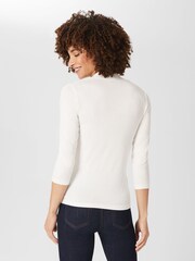 Hobbs Cream Aimee Top - Image 2 of 4