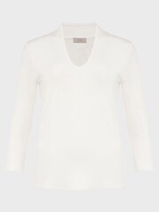 Hobbs Cream Aimee Top - Image 4 of 4