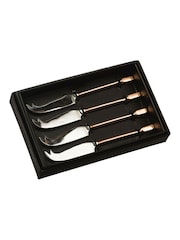 The Just Slate Company Set of 4 Copper Mini Cheese Knives - Image 3 of 4