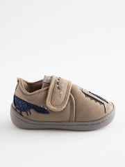 Stone Dino Touch Fastening Cupsole Print Slippers - Image 2 of 4