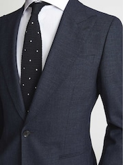 Reiss Hitch Slim Fit Melange Wool Mixer Trousers - Imagen 4 de 6