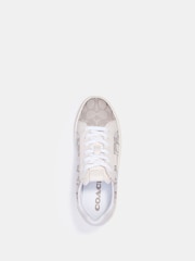 Coach Lowline Jacquard Print Trainers - Image 5 of 6
