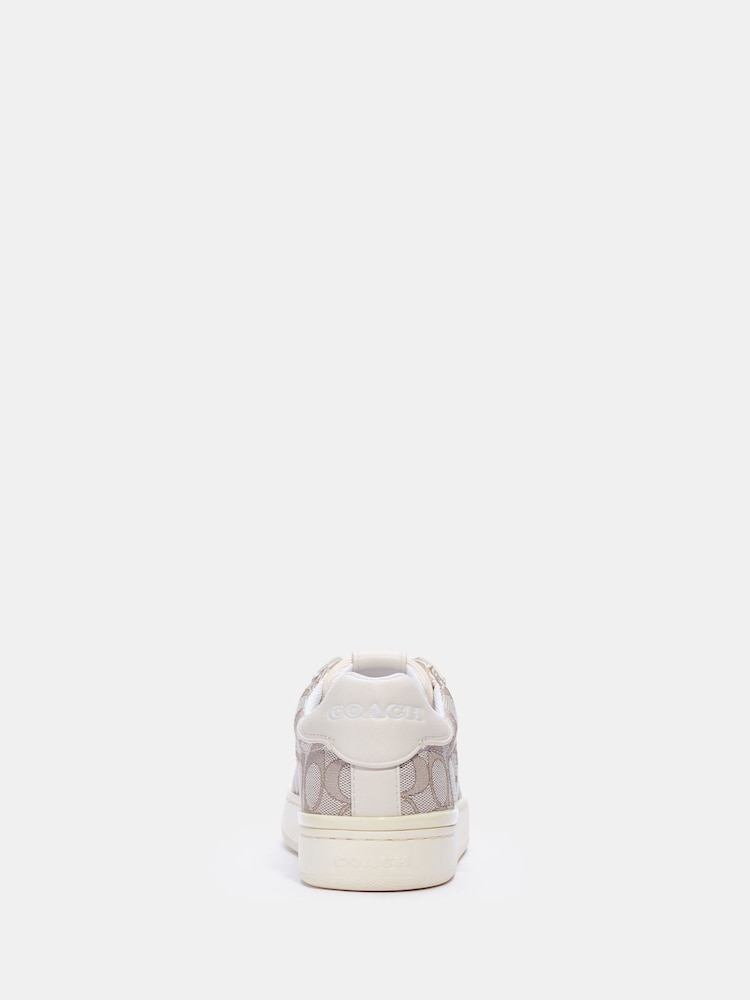 Coach Lowline Jacquard Print Trainers - Image 6 of 6