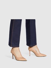 Coach Waverly Leather Pointed Court Shoes - Image 2 of 2