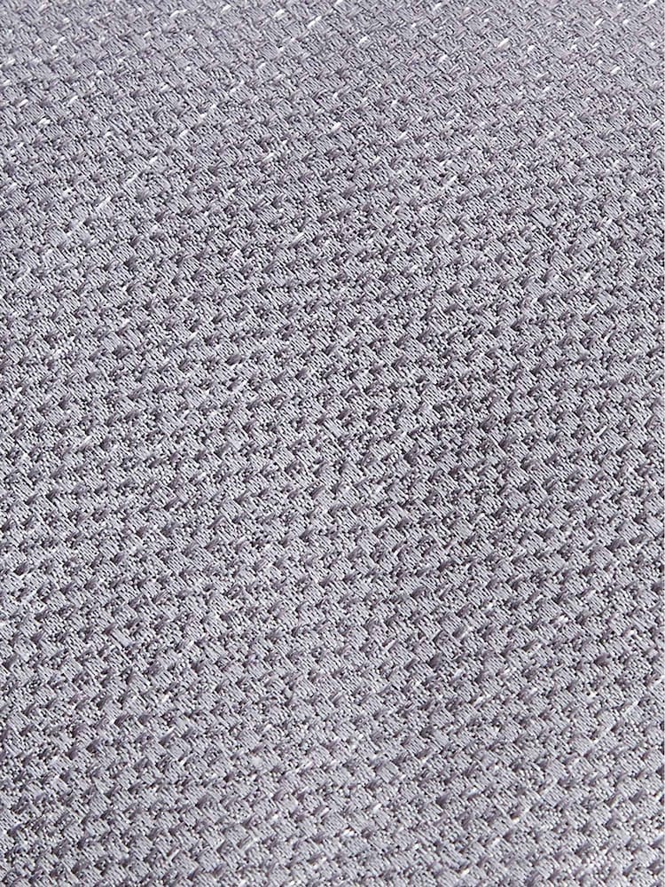 Reiss Silver Ceremony Textured Silk Tie - Image 3 of 3 Reiss Silver Ceremony Textured Silk Tie - Image 3 of 3