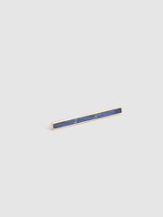 Reiss Gold Ardley Stone Insert Tie Bar - Image 1 of 4