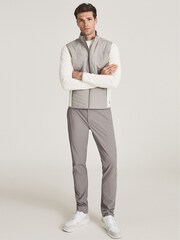 Reiss Pale Grey Ranger Golf Performance Slim Fit Trousers - Image 3 of 6